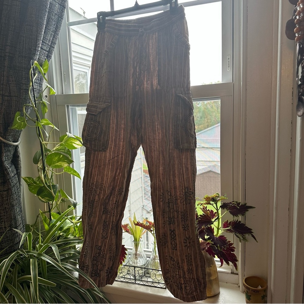 Tan hippie pants